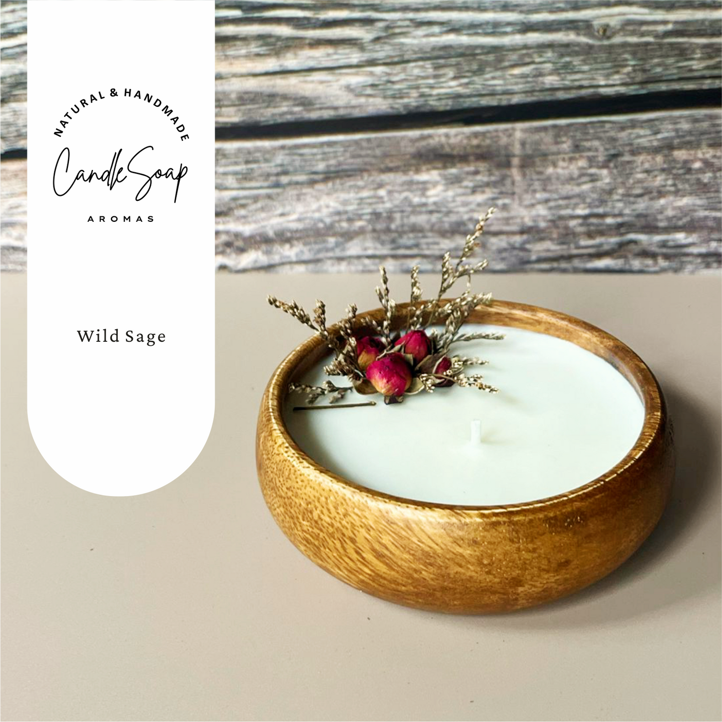 Candle Wild Sage 6.6 Onz
