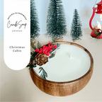 Christmas Cabin Candle