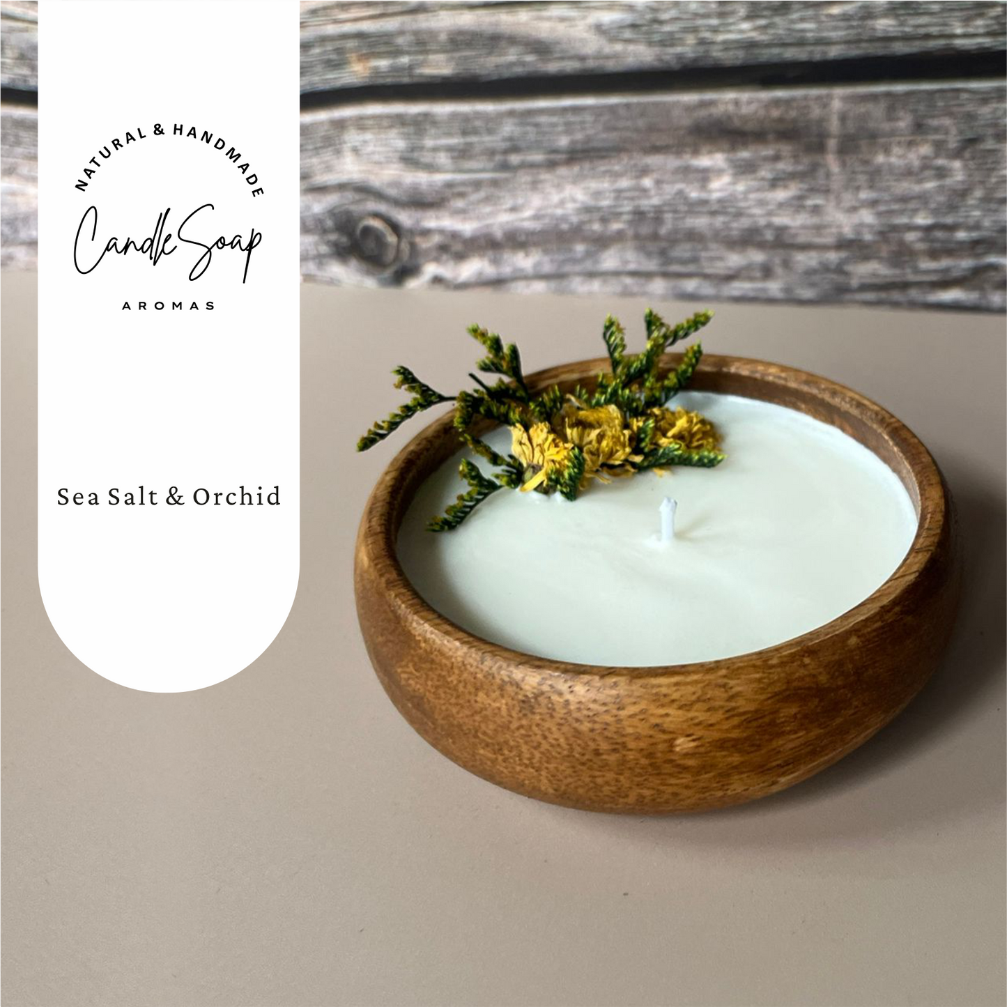 Candle Sea Salt & Orchid 6.6 Onz