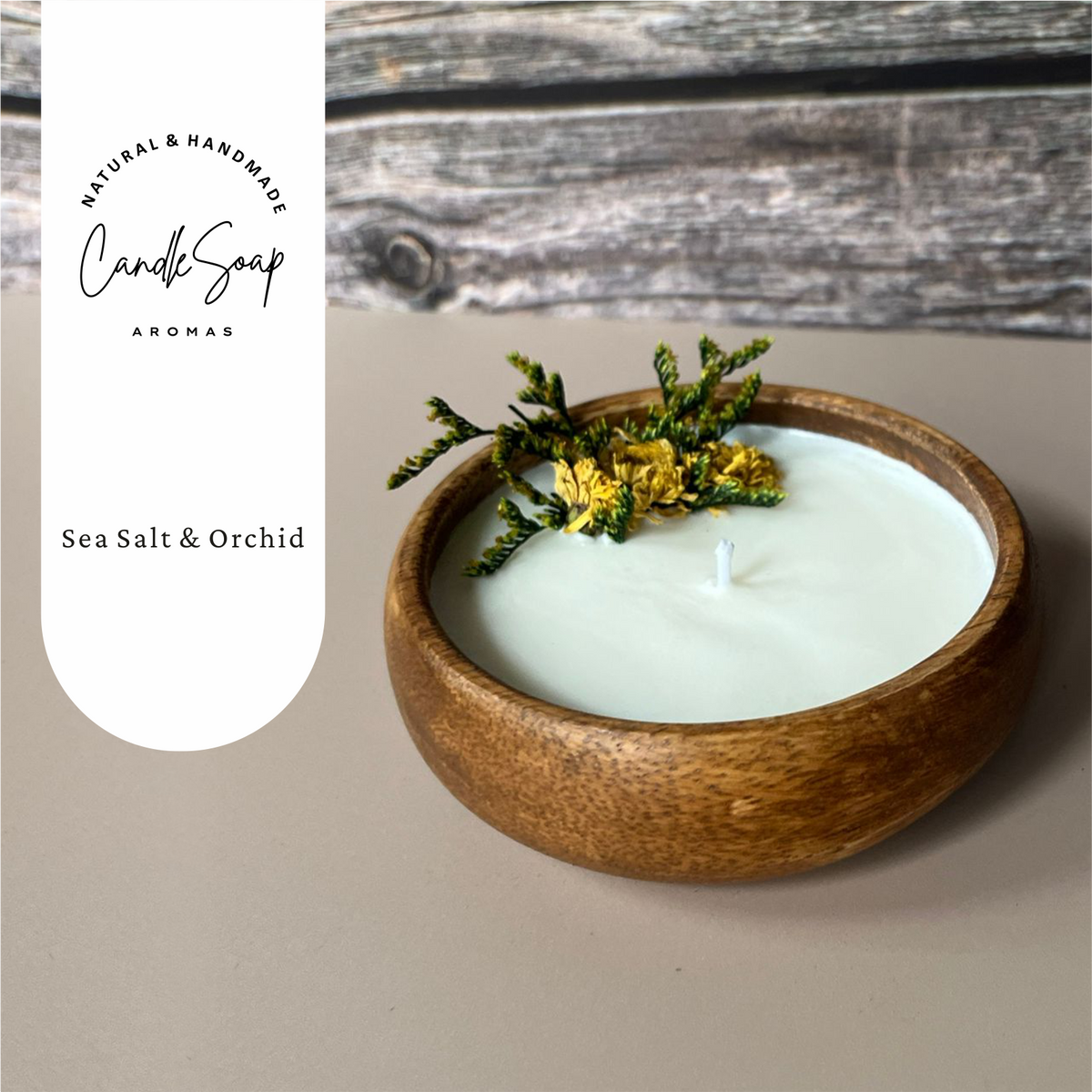 Candle Sea Salt & Orchid 6.6 Onz