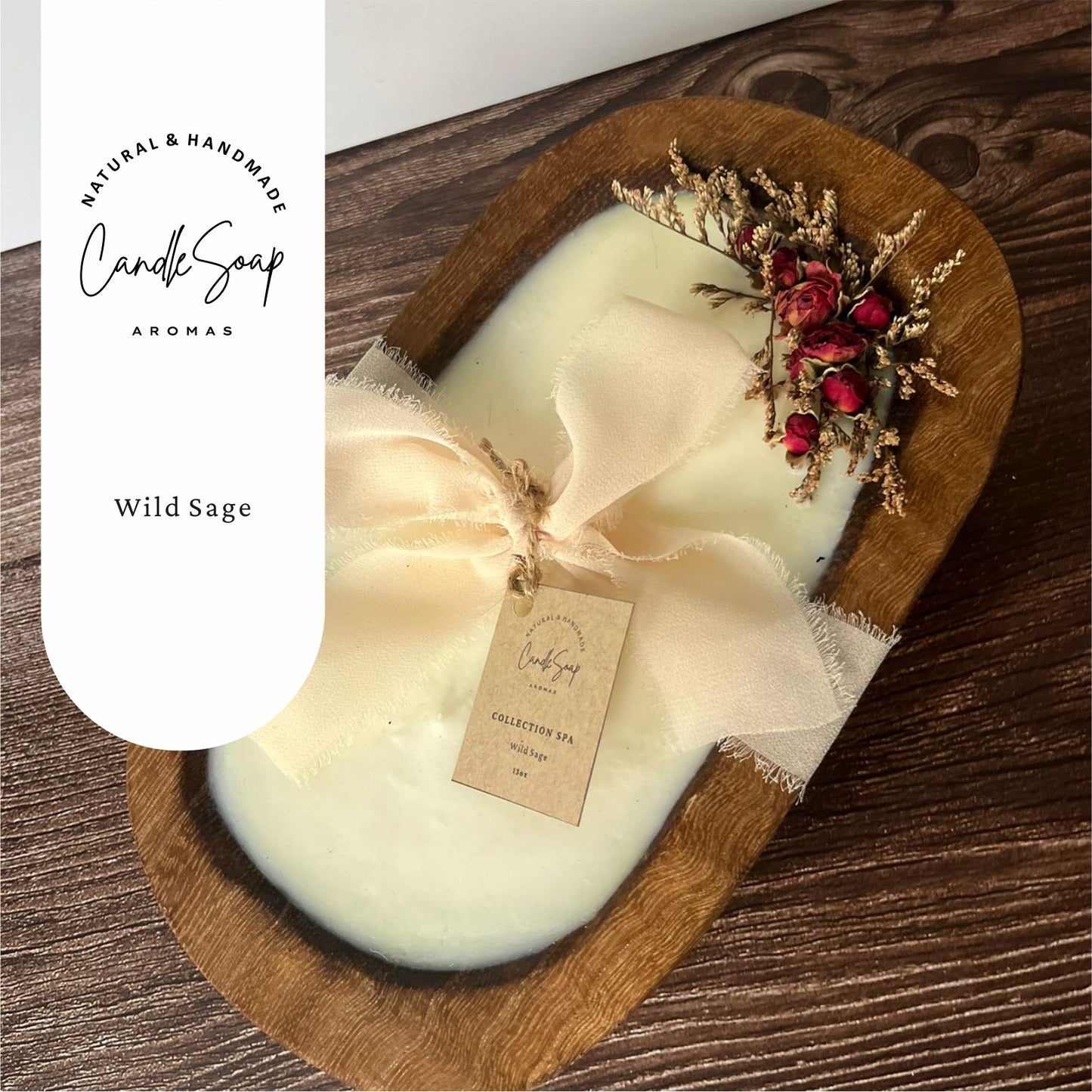 Candle Wild Sage 13 Oz