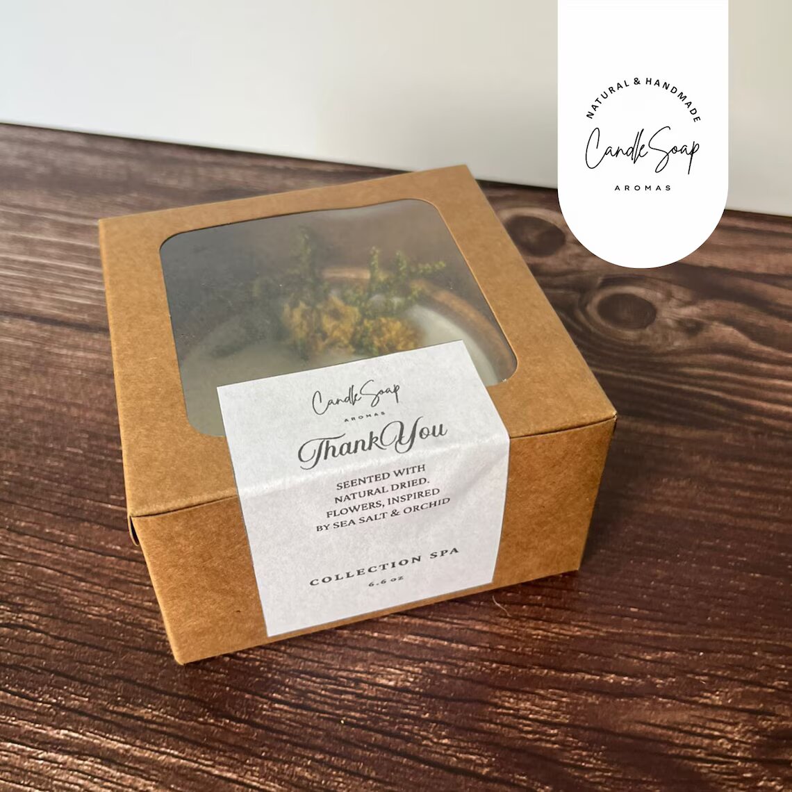 Candle Sea Salt & Orchid 6.6 Onz